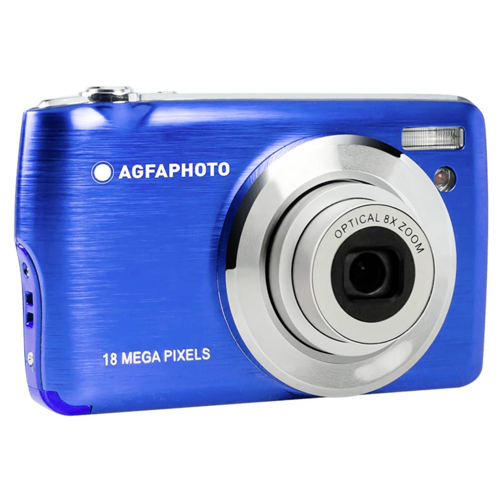 Image of AgfaPhoto Realishot DC8200 Digital camera 18 MP Optical zoom: 8 x Blue Battery Camera bag