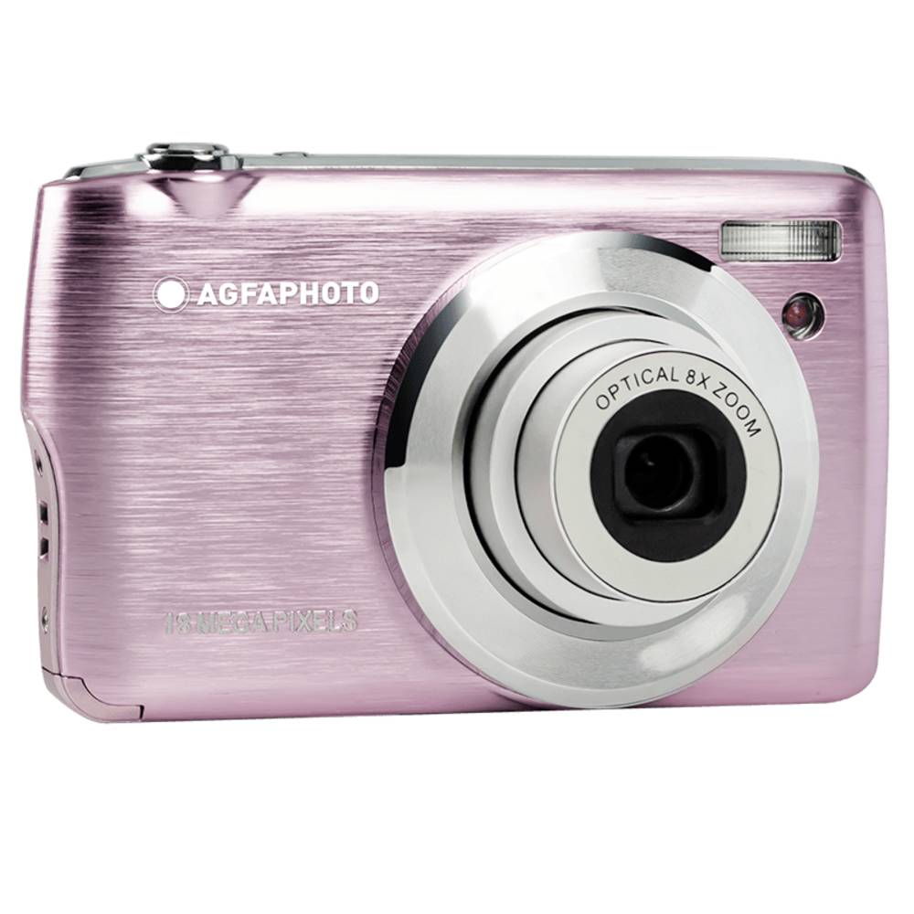 Image of AgfaPhoto Realishot DC8200 Digital camera 18 MP Optical zoom: 8 x Pink Battery Camera bag