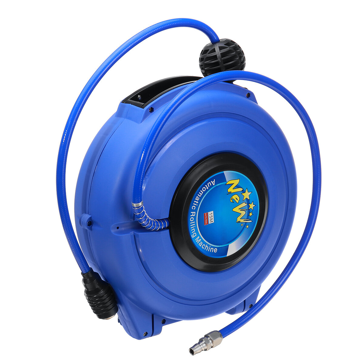 Image of Air/Water Drum Automatic Telescopic Hose Reel for Auto Repair Stations