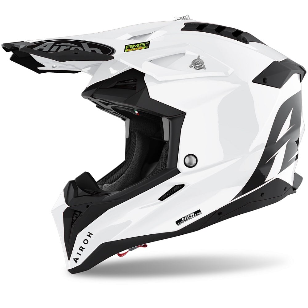 Image of Airoh Aviator 3 White Offroad Helmet Size 2XL EN