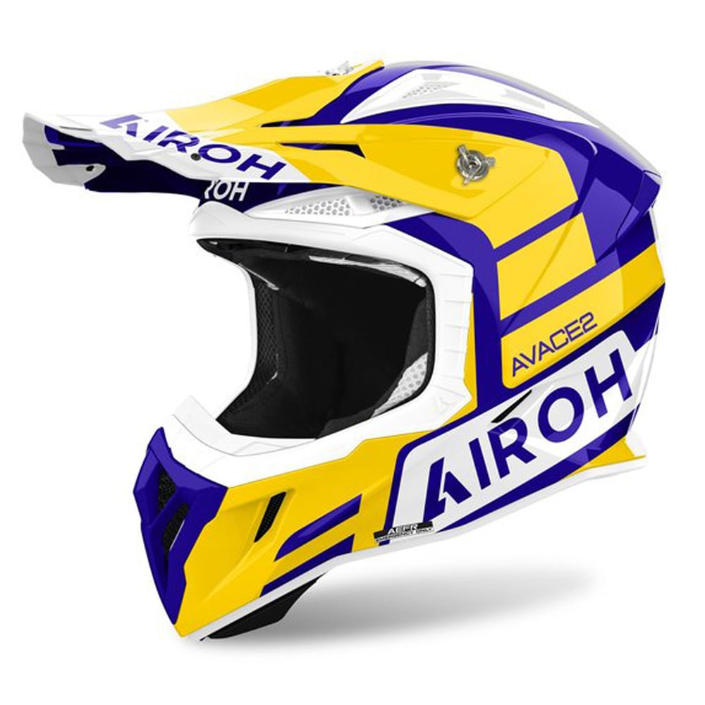 Image of Airoh Aviator Ace 2 Sake Yellow Offroad Helmet Size L ID 8029243365754