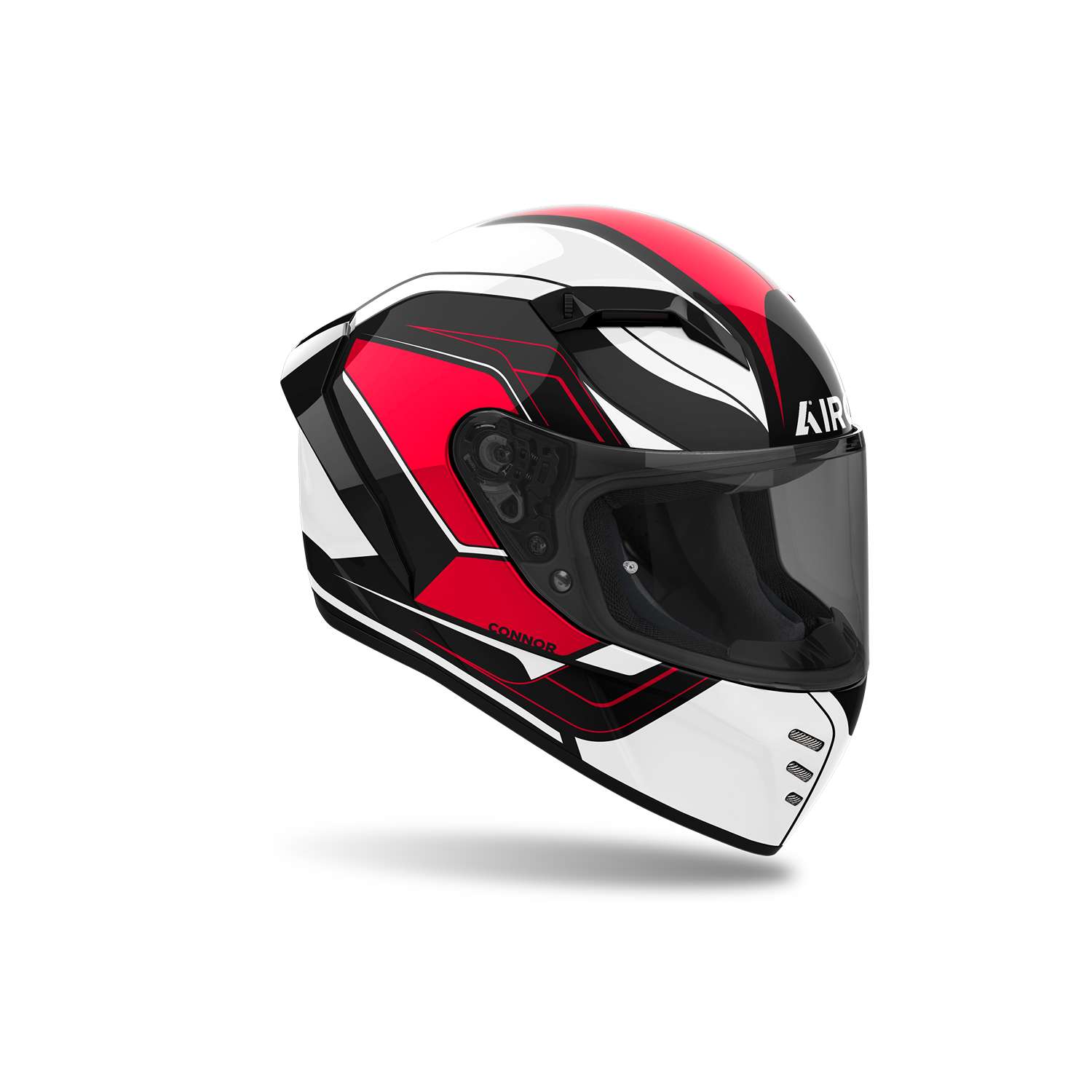 Image of Airoh Connor Dunk Red Gloss Full Face Helmet Größe L