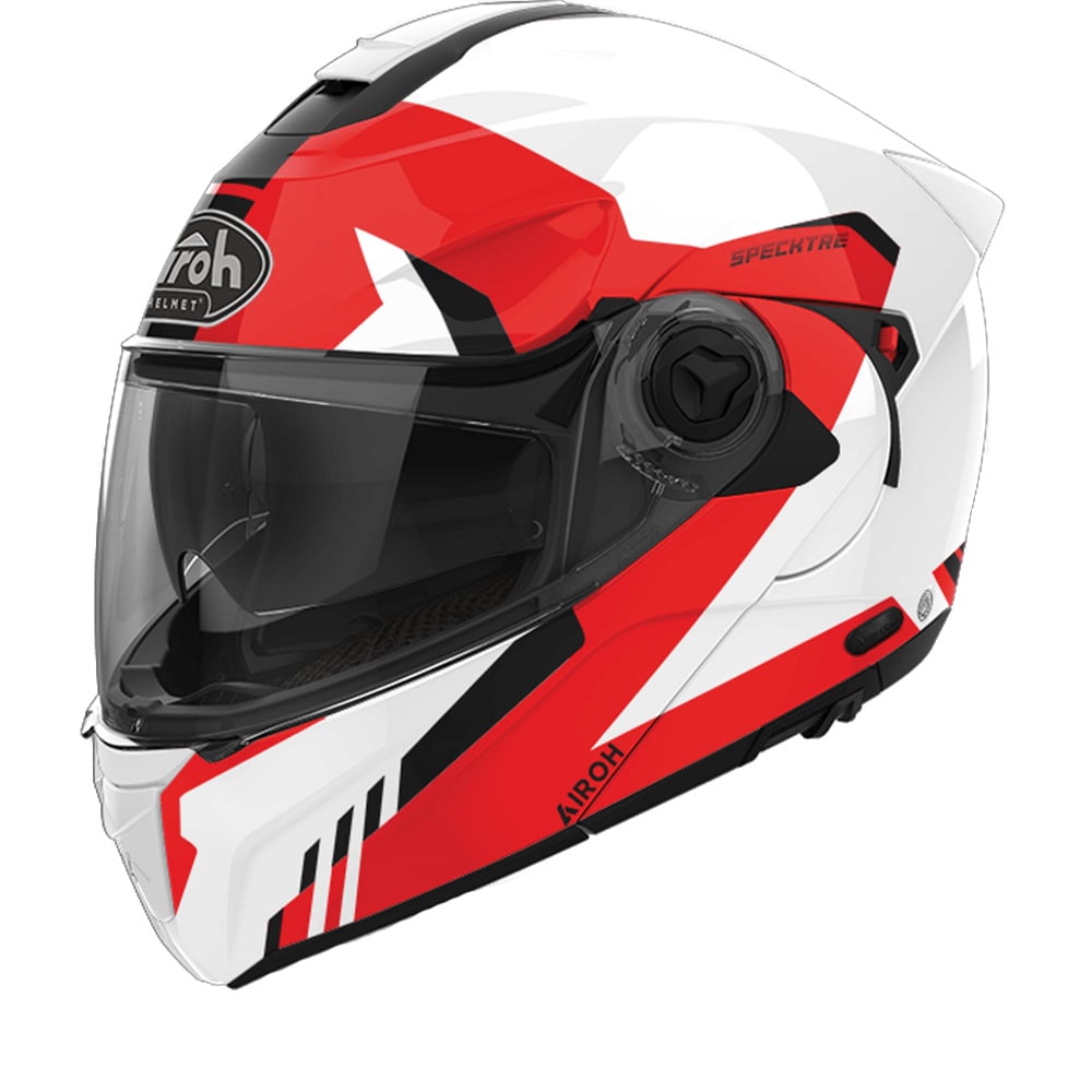 Image of Airoh Helmet Specktre Clever Red Modular Helmet Size L ID 8029243349778