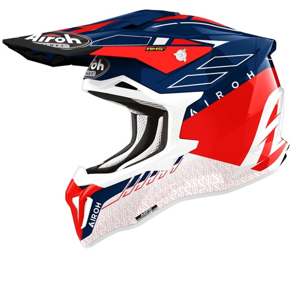 Image of Airoh Strycker Skin Red Matt Offroad Helmet Size 2XL EN