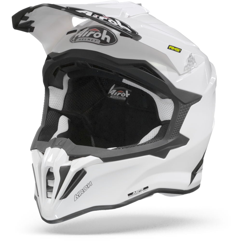 Image of Airoh Strycker White Offroad Helmet Size 2XL EN