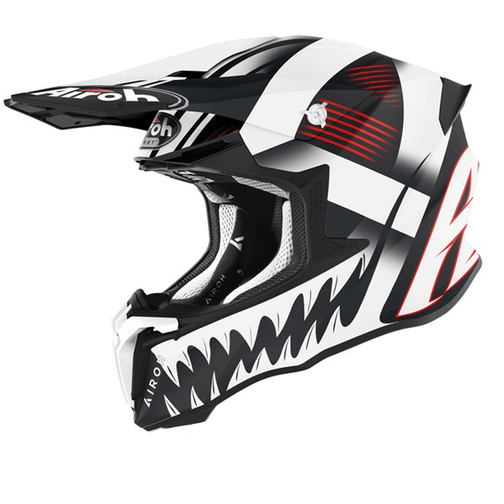 Image of Airoh Twist 20 Mask Mat Helmet Offroad Taille 2XL