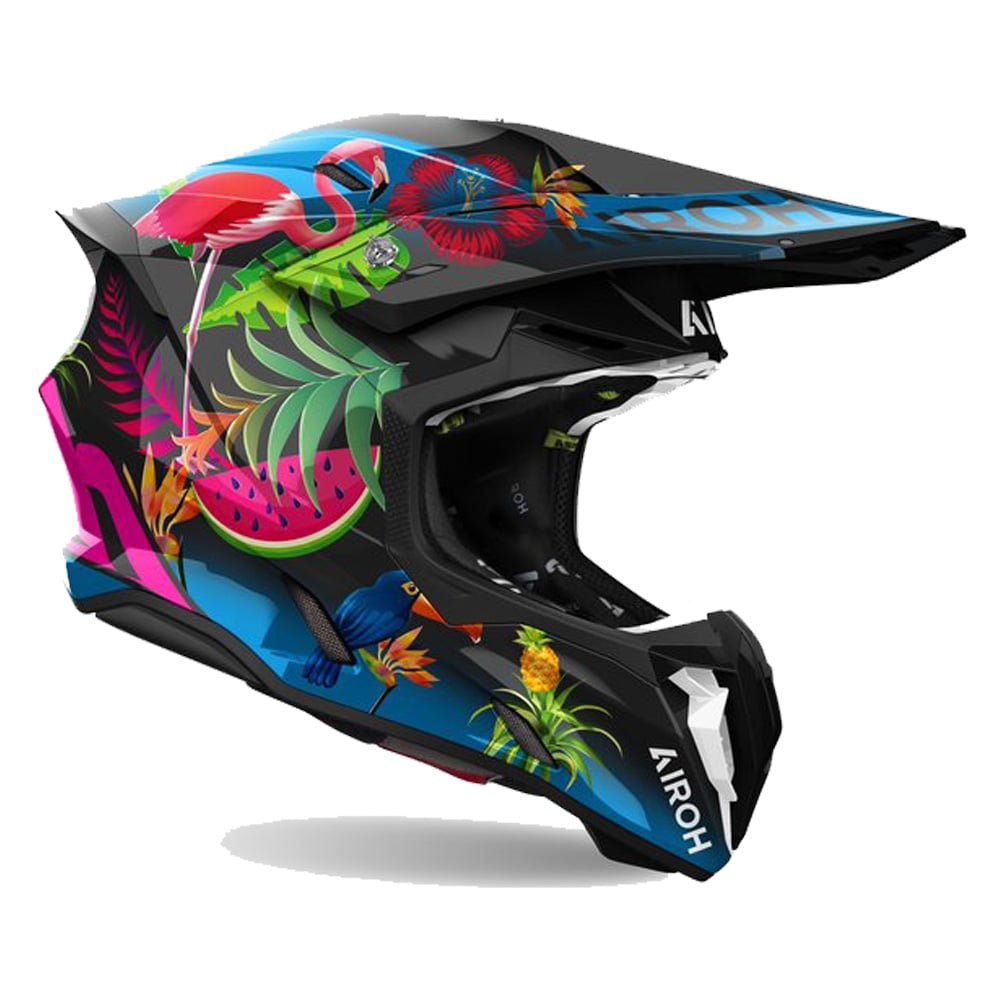 Image of Airoh Twist 3 Amazonia Offroad Helmet Size XS EN