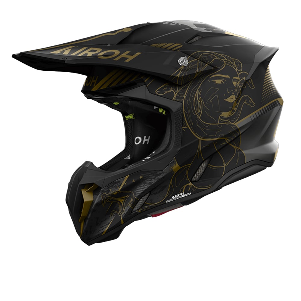 Image of Airoh Twist 3 Titan Matt Offroad Helmet Size L ID 8029243368762