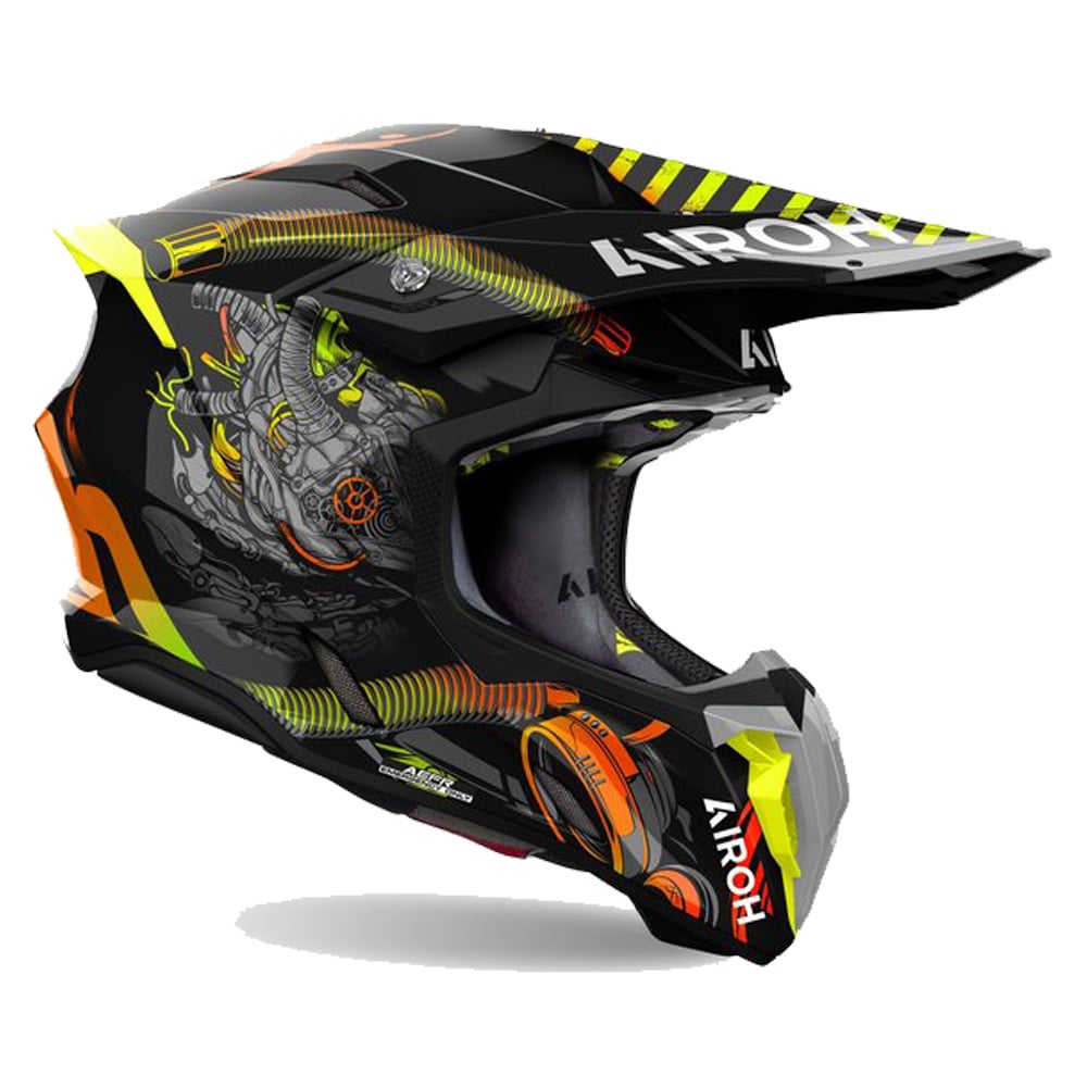 Image of Airoh Twist 3 Toxic Offroad Helmet Size XL ID 8029243368601