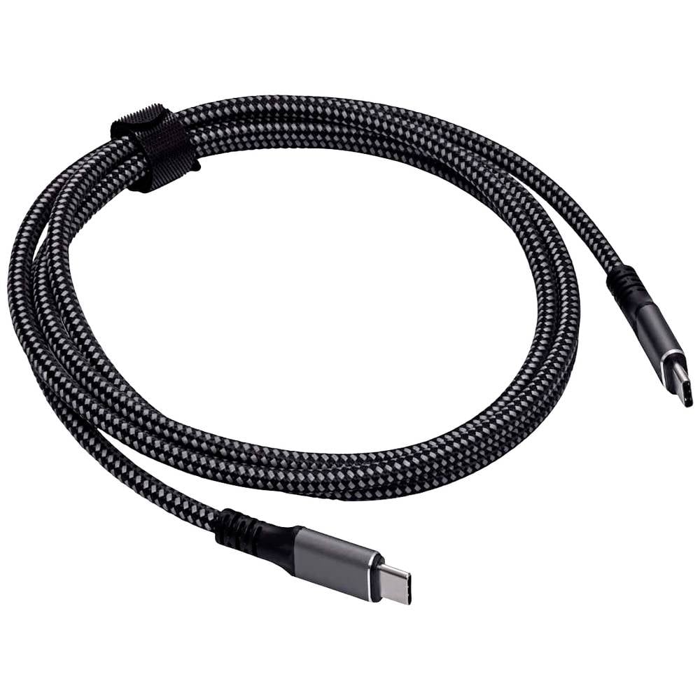 Image of Akyga USB cable Thunderbolt plug Thunderbolt plug 150 m Black AK-USB-34