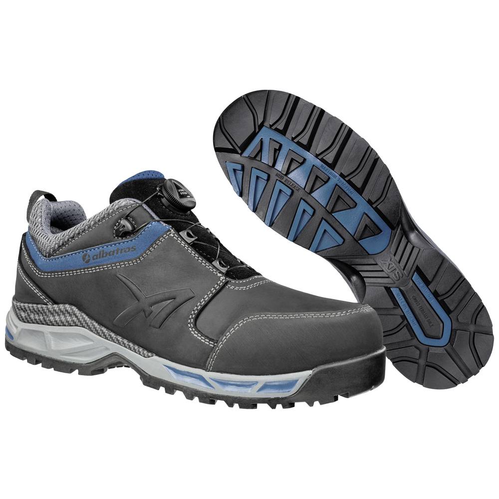 Image of Albatros TOFANE BLACK QL LOW S3 ESD HRO SRC 648510256000040 Protective footwear S3 Shoe size (EU): 40 Black/blue 1 Pair