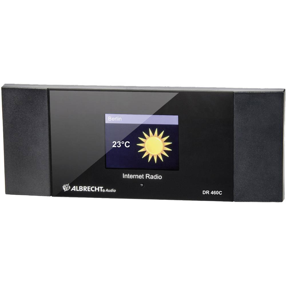 Image of Albrecht DR 460-C Internet radio DLNA-compatible Black