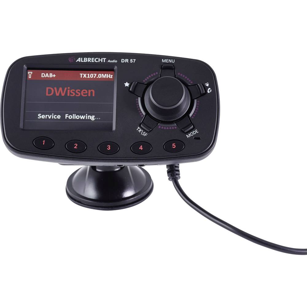 Image of Albrecht DR57 DAB+ receiver Handsfree  Suction cup