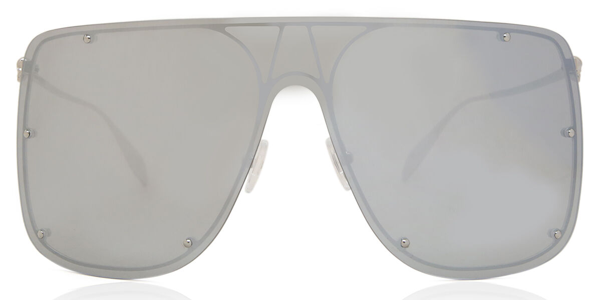 Image of Alexander McQueen AM0313S 007 199 Lunettes De Soleil Homme Argentées FR