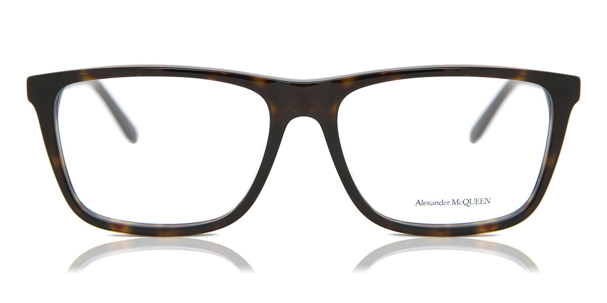 Image of Alexander McQueen AM0323O 002 Óculos de Grau Tortoiseshell Masculino BRLPT