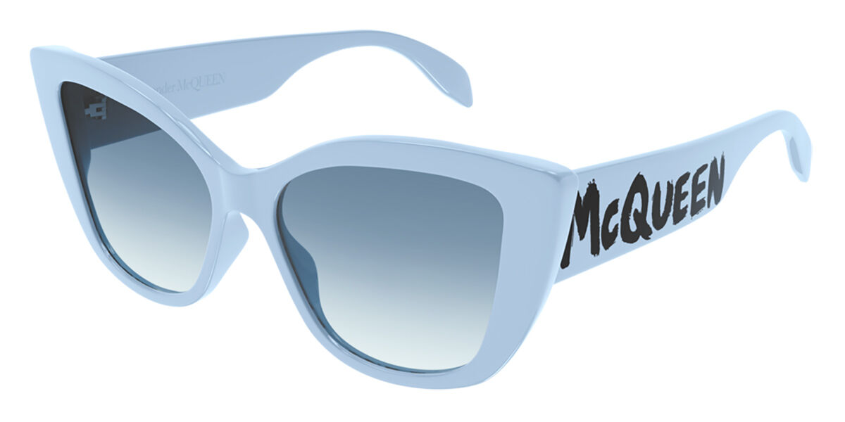 Image of Alexander McQueen AM0347S 004 Gafas de Sol para Mujer Azules ESP