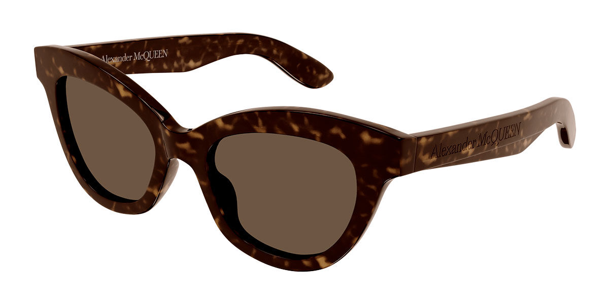 Image of Alexander McQueen AM0391S 002 Óculos de Sol Tortoiseshell Feminino PRT