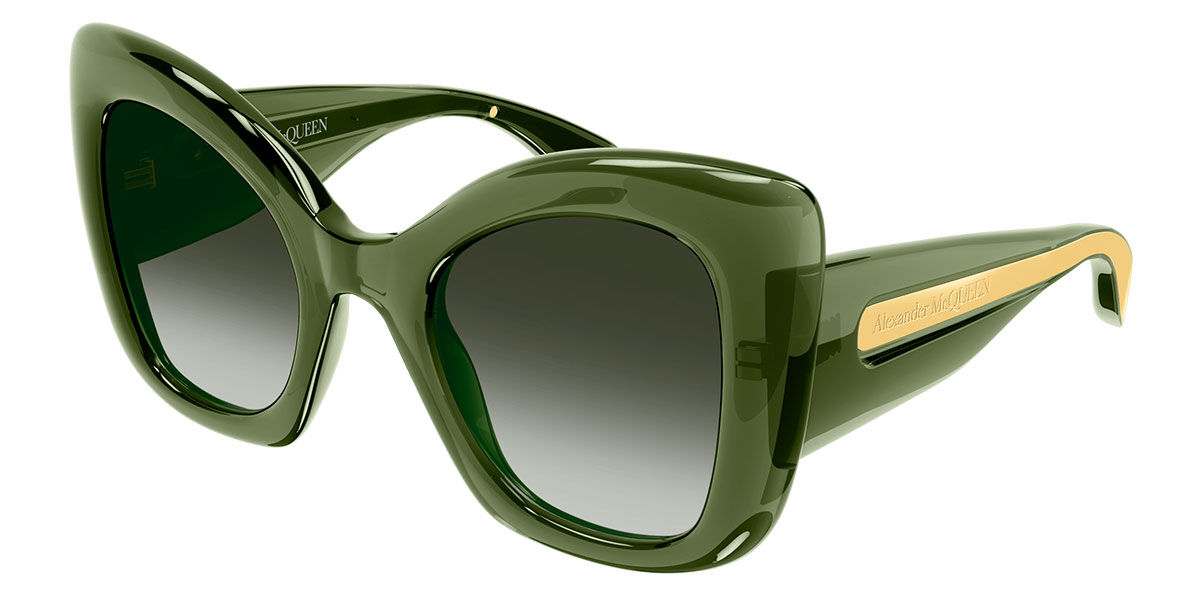 Image of Alexander McQueen AM0402S 005 Óculos de Sol Feminino Verdes BRLPT