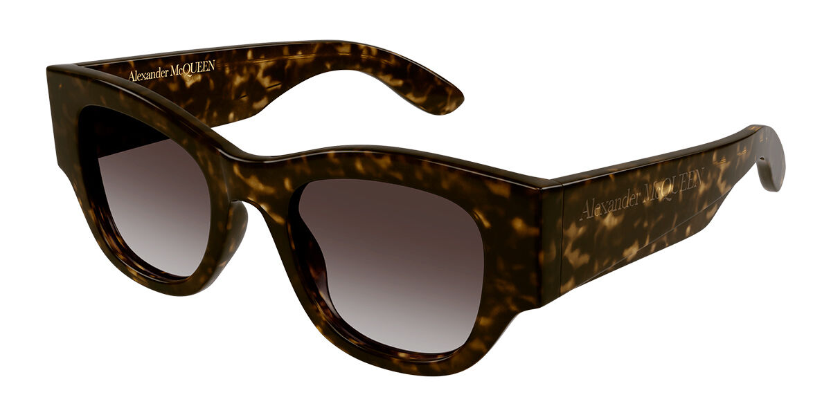 Image of Alexander McQueen AM0420S 002 Óculos de Sol Tortoiseshell Feminino PRT