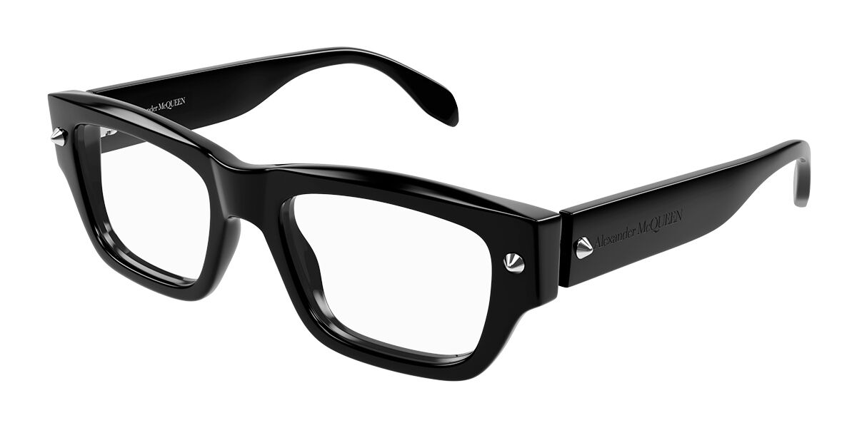 Image of Alexander McQueen AM0428O 005 54 Czarne Męskie Okulary Korekcyjne PL