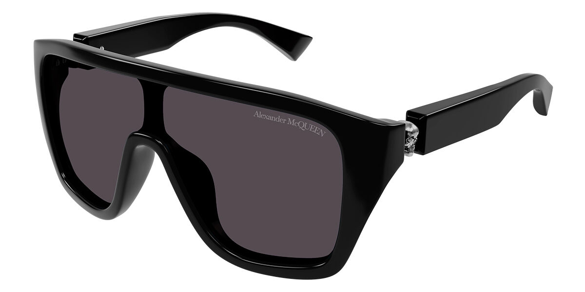 Image of Alexander McQueen AM0430S 001 Óculos de Sol Pretos Masculino PRT