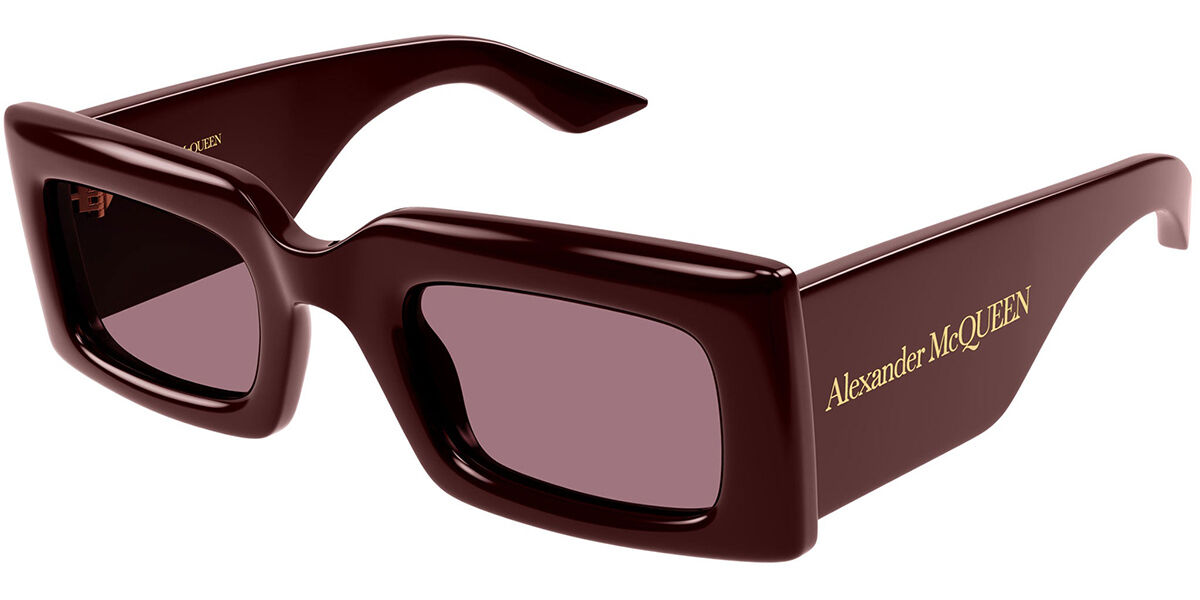 Image of Alexander McQueen AM0433S 003 Óculos de Sol Vinho Feminino BRLPT