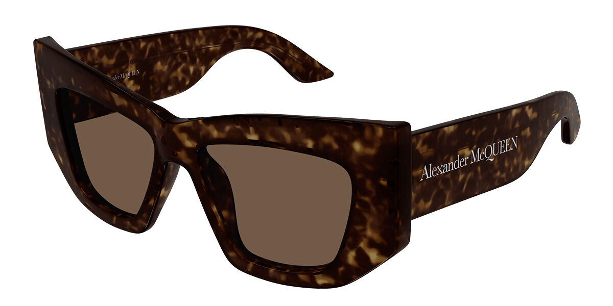 Image of Alexander McQueen AM0448S 002 Óculos de Sol Tortoiseshell Feminino PRT