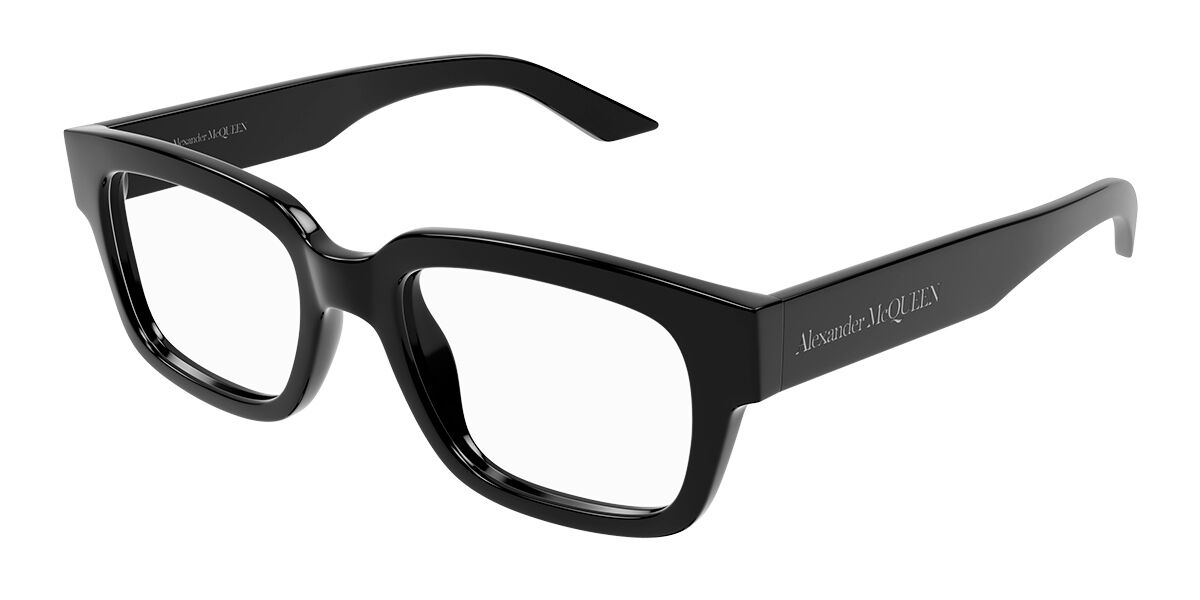 Image of Alexander McQueen AM0454O 001 52 Svarta Glasögon (Endast Båge) Män SEK