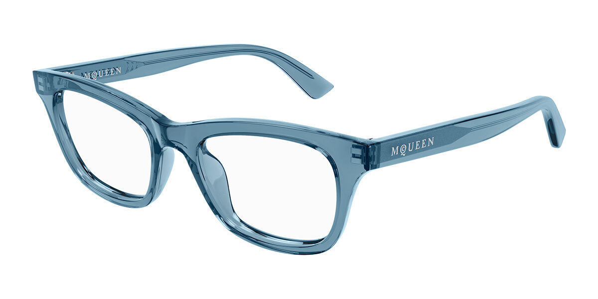 Image of Alexander McQueen AM0515O 010 52 Niebieskie Damskie Okulary Korekcyjne PL