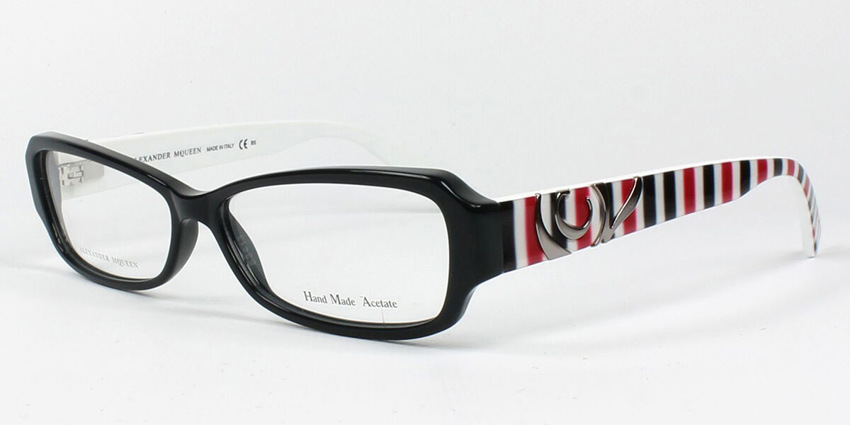 Image of Alexander McQueen AMQ 4161 R3F Gafas Recetadas para Mujer Negras ESP