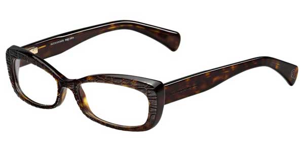 Image of Alexander McQueen AMQ 4203 086 Óculos de Grau Tortoiseshell Feminino BRLPT