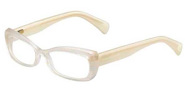 Image of Alexander McQueen AMQ 4203 K6V Gafas Recetadas para Mujer Blancas ESP