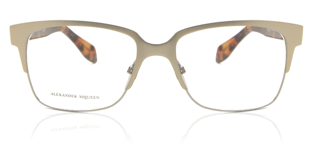 Image of Alexander McQueen AMQ 4257 8SO Óculos de Grau Tortoiseshell Feminino PRT