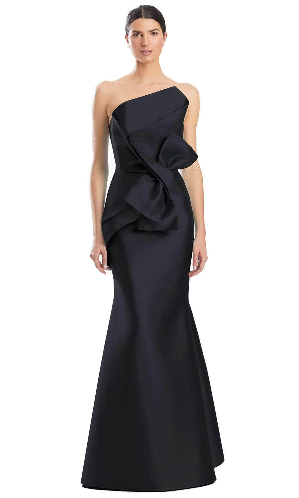 Image of Alexander by Daymor 1952S24 - Strapless Bow Accented Prom Gown