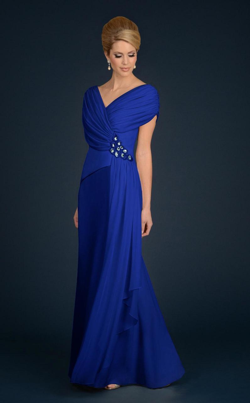 Image of Alexander by Daymor - 701 V-Neck A-Line Gown