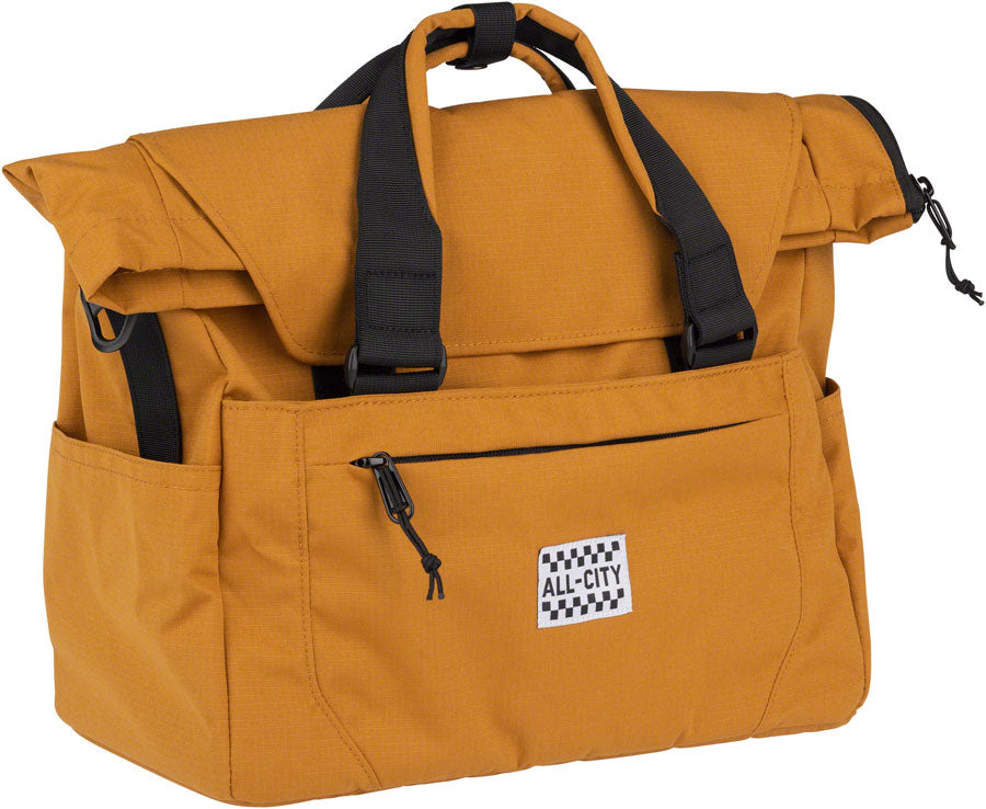 Image of All-City Beatbox Front Rack Bag - Brown