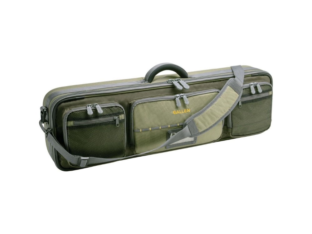 Image of Allen Cottonwood Fly Fishing Rod & Gear Bag Case Green ID 026509063698