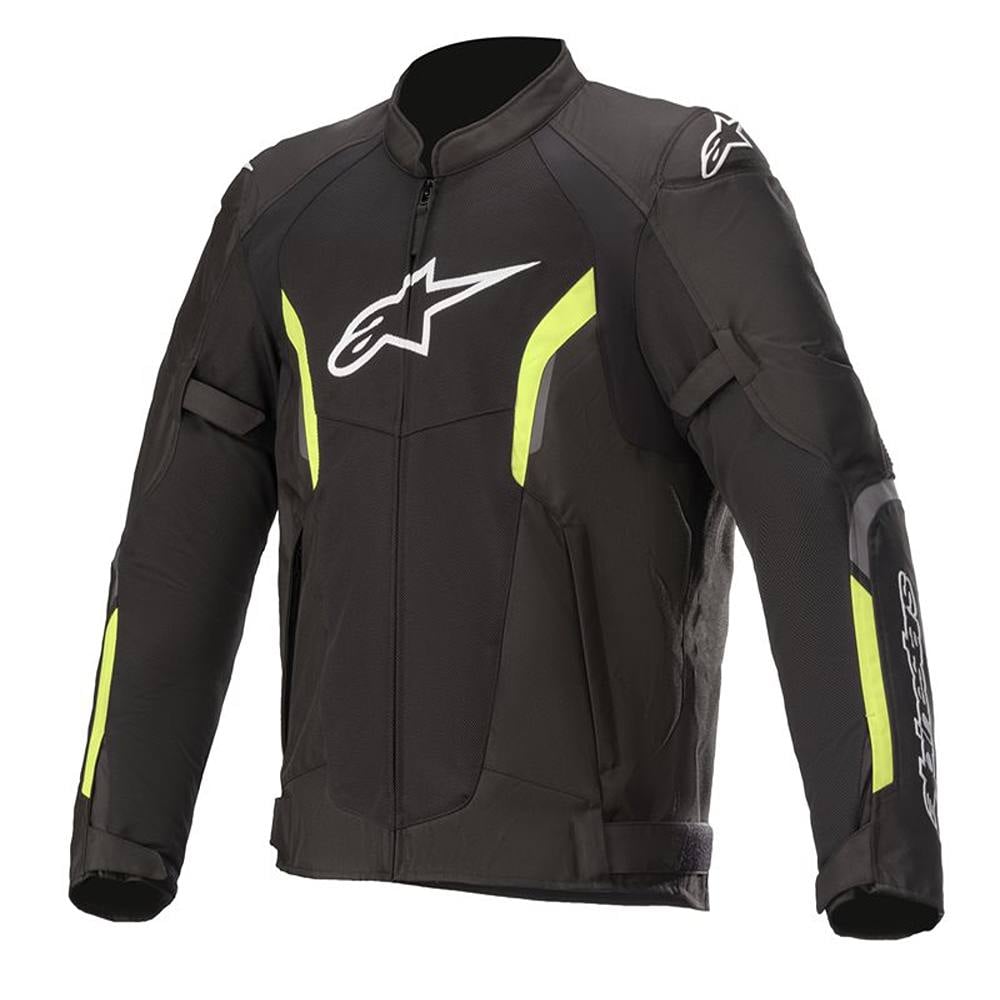 Image of Alpinestars AST V2 Air Jacket Black Yellow Fluo Size S ID 8059175355882