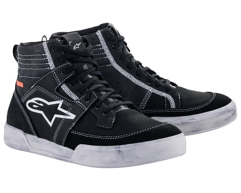 Image of Alpinestars Ageless Riding Shoes Black White Cool Gray Size US 105 ID 8059347014128