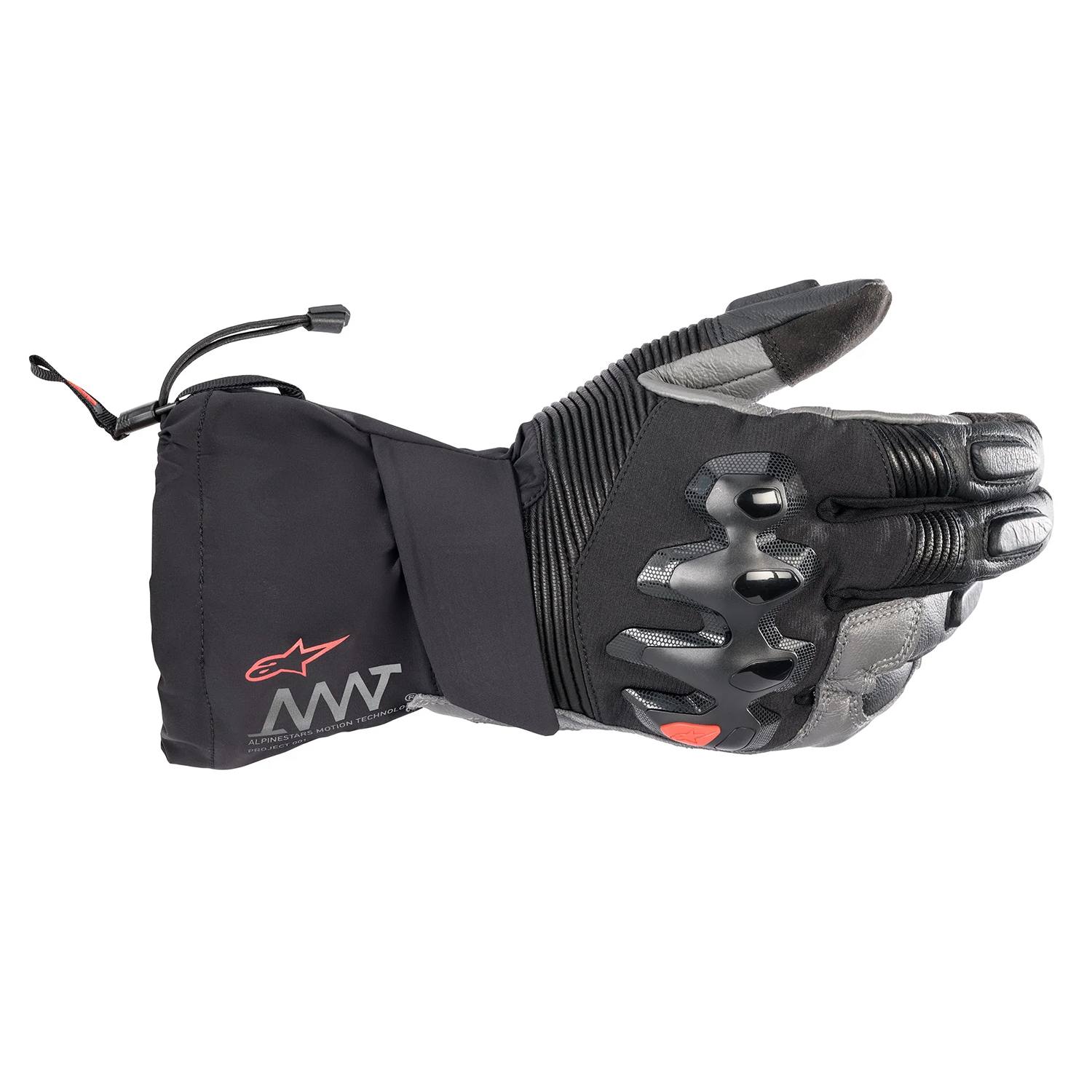 Image of Alpinestars Amt-10 Drystar Xf Winter Gloves Black Dark Grey Size 2XL EN