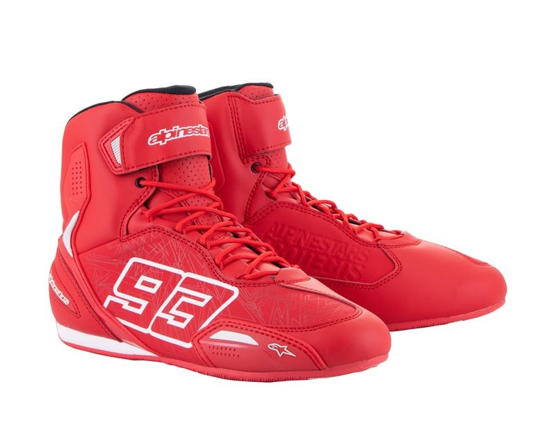 Image of Alpinestars Austin Bright Rot Weiß Schuhe Größe US 9