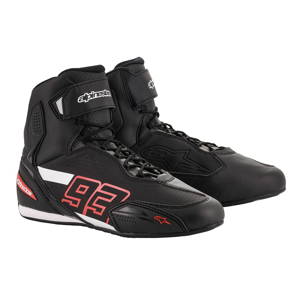 Image of Alpinestars Austin Noir Rouge Chaussures Taille US 12