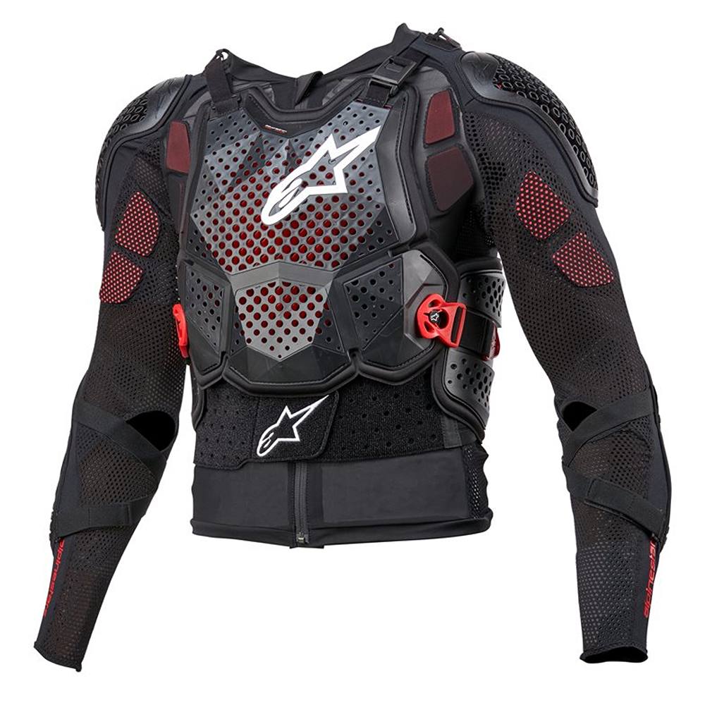 Image of Alpinestars Bionic Tech V3 Protection Jacket Black White Red Größe 2XL