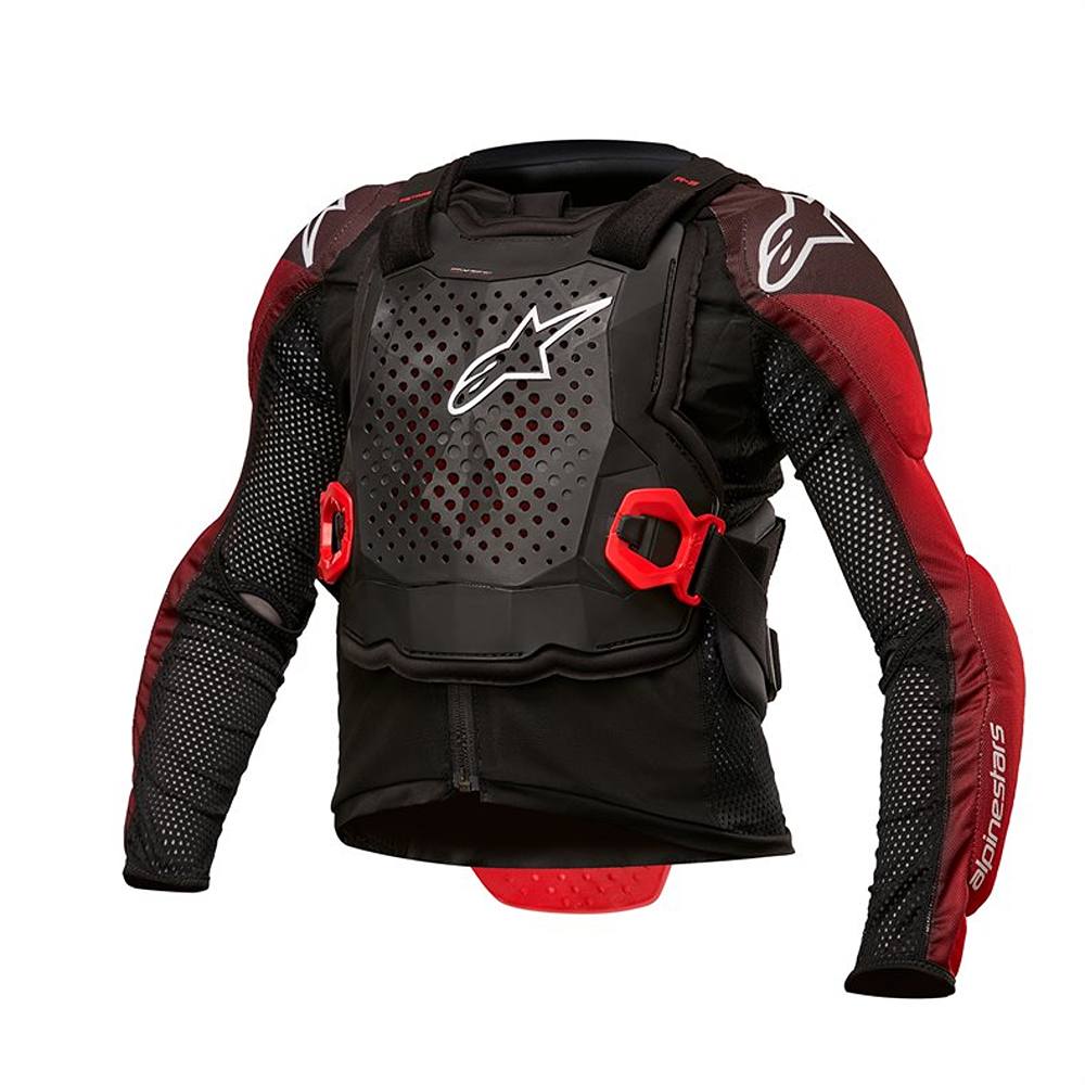 Image of Alpinestars Bionic Tech Youth Protection Jacket Black White Red Size S-M EN