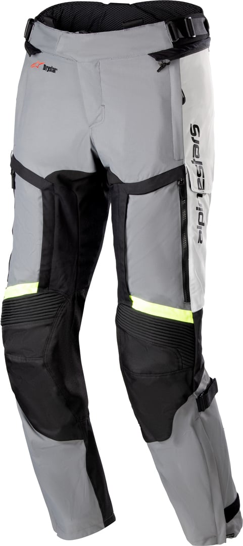 Image of Alpinestars Bogotá Pro Drystar 4 Seasons Pants Ice Gray Dark Gray Yellow Fluo Size 3XL ID 8059347096735