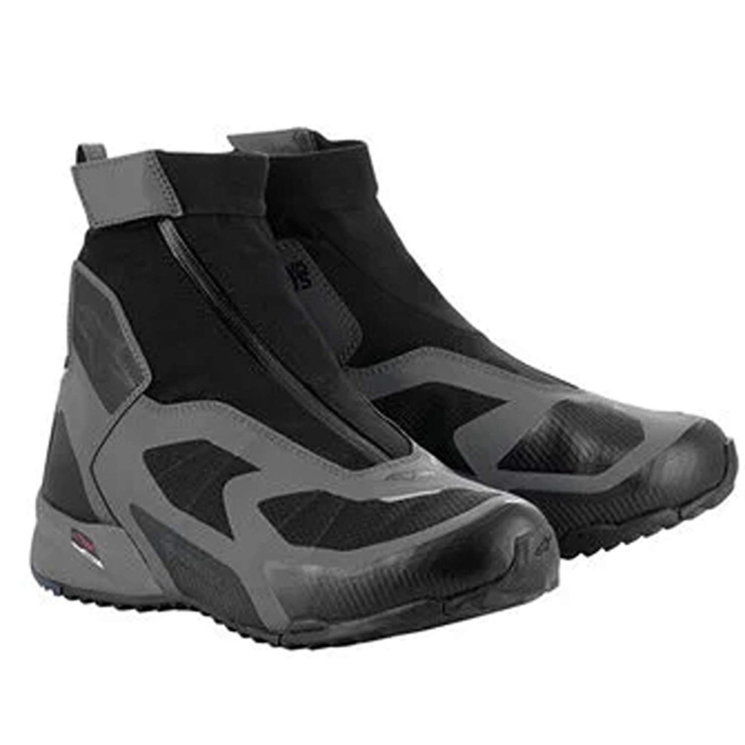 Image of Alpinestars CR-8 Gore-Tex Shoes Black Mid Gray Bright Red Size US 105 EN
