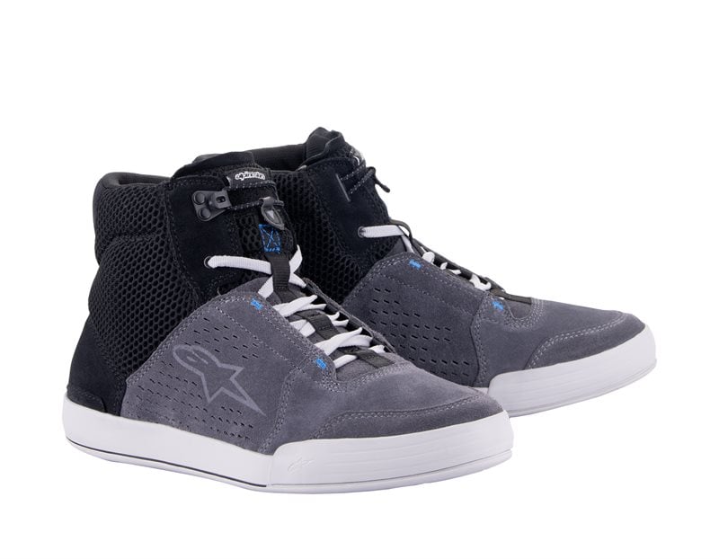 Image of Alpinestars Chrome Air Shoes Black Cool Gray Blue Size US 10 ID 8059347013381