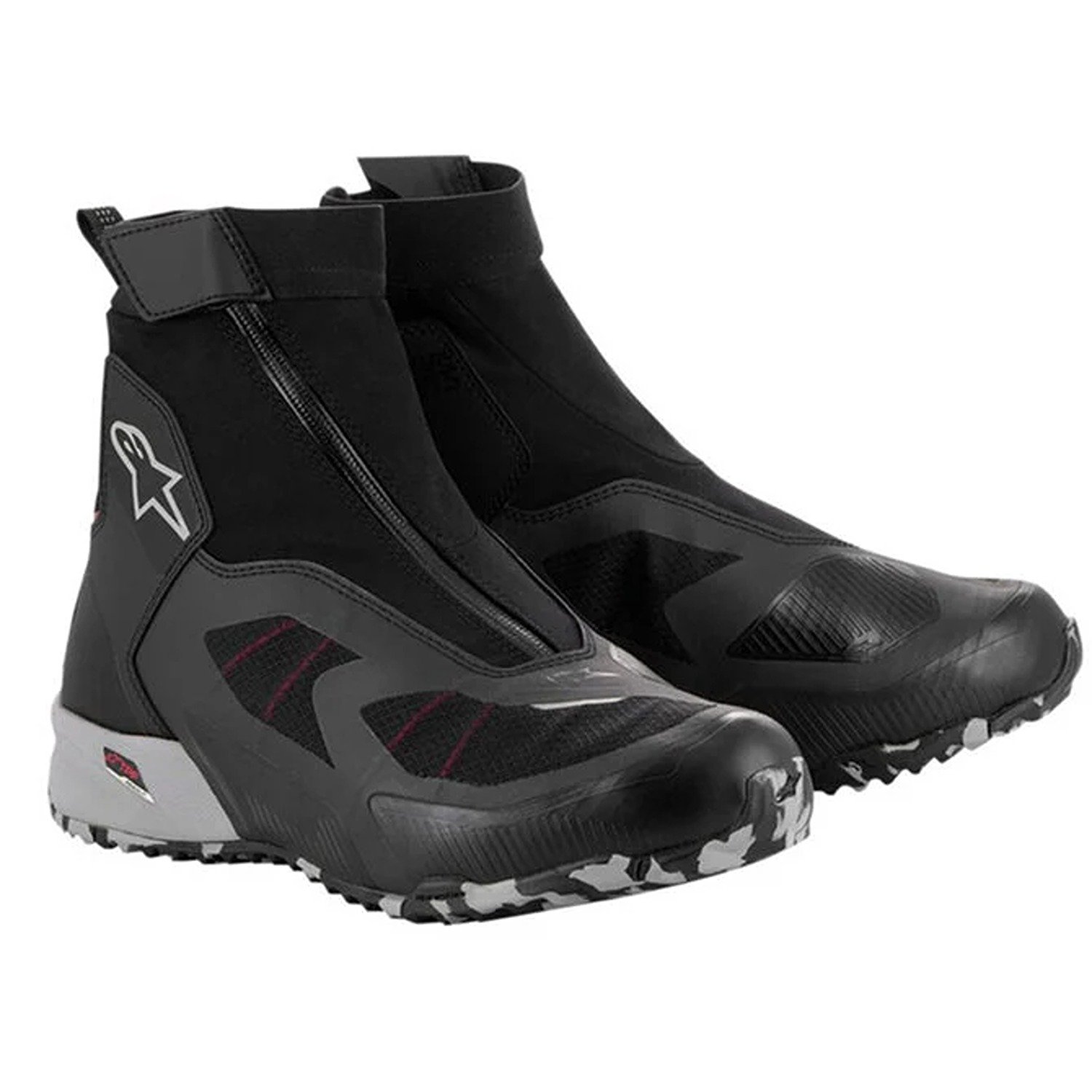 Image of Alpinestars Cr-8 Gore-Tex Shoes Black Dark Gray Petrol Blue Größe US 105