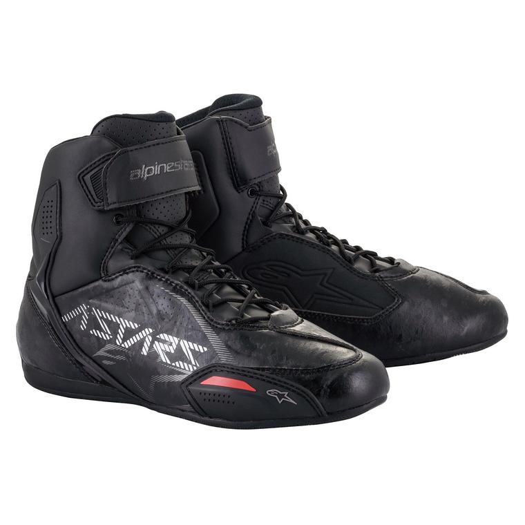 Image of Alpinestars Faster-3 Black Gun Metal Shoes Size US 105 EN