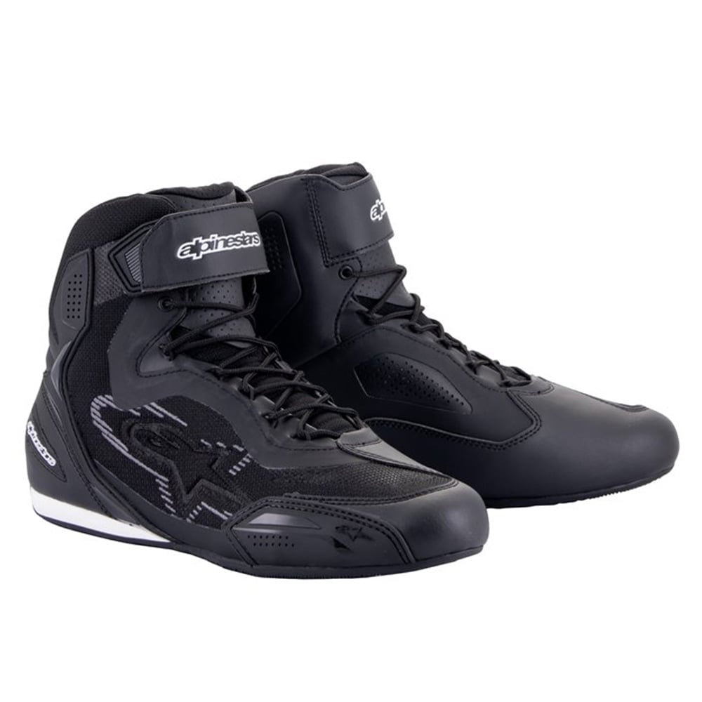 Image of Alpinestars Faster-3 Rideknit Shoes Black Dark Gray Size US 105 EN